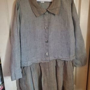 FLAX Engelhart Temperate Sloppy Dress p